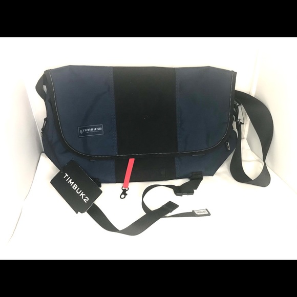 Timbuk2 Classic Messenger Bag Medium Sz Blue Black - Picture 1 of 4